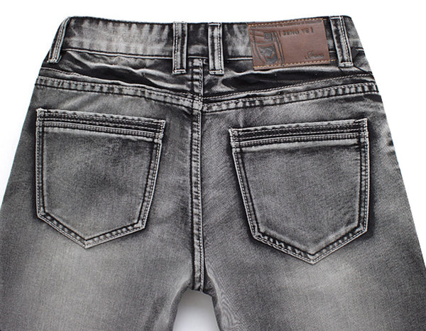 NITAGUT Men's  Slim Fit Jeans-Grey